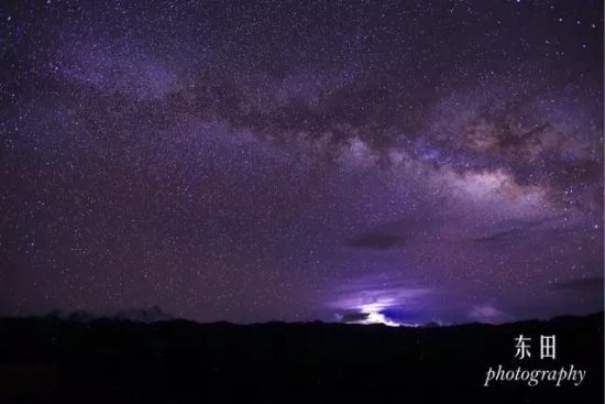 鲁朗的夜空（摄影 东田）