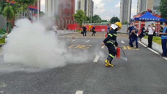 喜报！坦卫保安荣获“消防大比武”竞赛第一名好成绩！