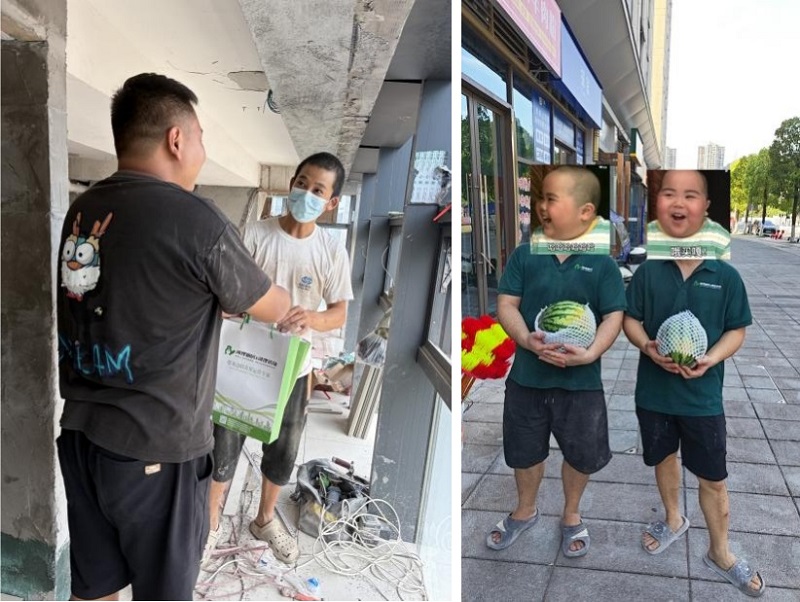 致敬一线！40°高温下的“双向奔赴”——高温不退，清凉加倍，这份防暑礼包，我们亲手送到